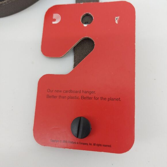 D'Addario Planet Waves Leather Strap Guitar Strings Musical Instruments Dk Brown - Picture 2 of 5